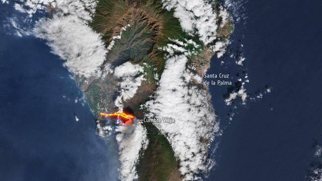 La Palma Sentinel-2 11/10/2021 header image 