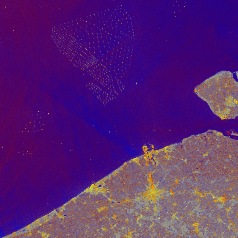 Sentinel-1 data available via Terrascope viewer